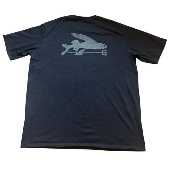 Patagonia Men’s Flying Fish Responsibili-Tee® black Medium Regular Fit - Picture 5 of 8